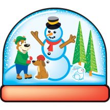 Make Your Own™ Snow Globe Stickers