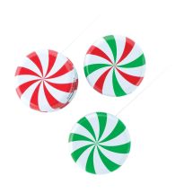 Peppermint Candy Yo Yos