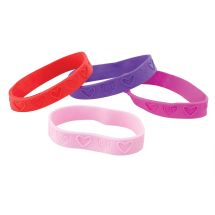 Heart Rubber Bracelets