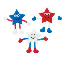 Patriotic Star Bendable Characters