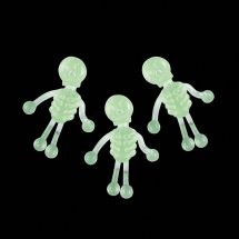 Glow-in-the-Dark Mini Tumbling Skeletons