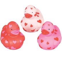 Valentine Heart Mini Rubber Ducks