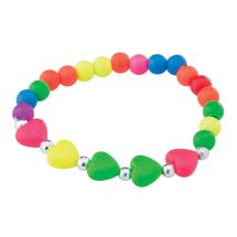 Stretchy Heart Bead Bracelets
