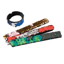 Reversible Sequins Slap Bracelets