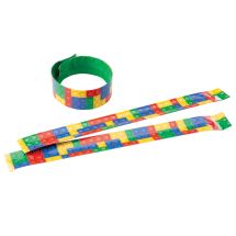 Building Block Slap Bracelets