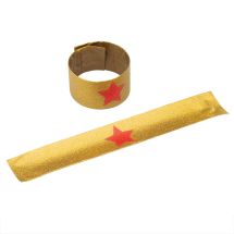 Sparkly Superhero Slap Bracelets