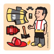 Make-Your-Own Fireman Stickers
