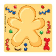 Make Your Own™ Gingerbread Man Stickers