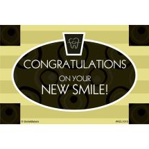 Congrats on Your New Smile Recall Cards