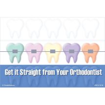 Straight from Orthodontist Recall Cards