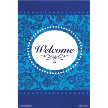 Blue Fancy Welcome Recall Cards
