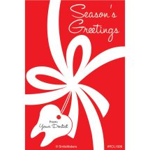 Season's Greeting Dental Recall Cards