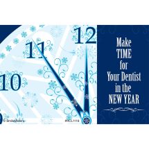 New Year Dentist Recall Cards
