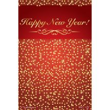 Happy New Year Sparkles Recall Cards