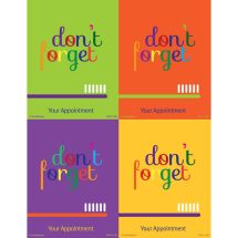 Don't Forget Assorted Laser Cards