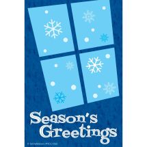 Season's Greetings Snowflake Recall Cards