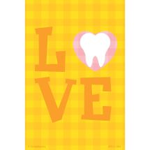 Checkered Love Tooth Recall Cards