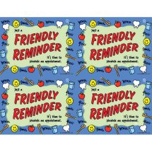 Friendly Reminder Laser Cards