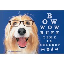 Bow Wow Dogs Eye Chart Recall Cards