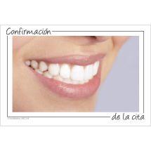 Spanish Smile Appointment Confirmation Recall Cards