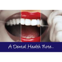 A Dental Health Note Recall Cards