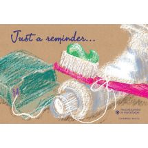 Recycled Just a Reminder Recall Cards