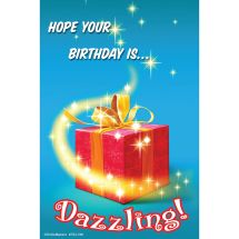 Dazzling Birthday Recall Cards