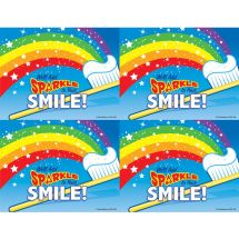Sparkle Rainbow Laser Cards
