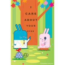 I Care About Your Eyes Bunnies Recall Cards