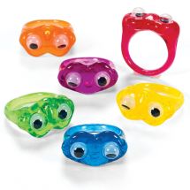 Wiggle Eye Pearlized Rings