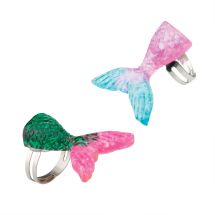 Mermaid Glitter Rings