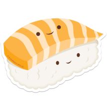 Sushi Re-stickable Stickers