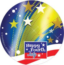 Foil Fireworks Stickers