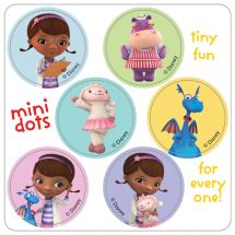 Doc McStuffins Mini Dot Stickers