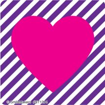 Valentine's Patterned Hearts Stickers