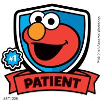 Elmo Patient Stickers