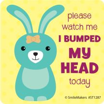 I Bumped My Head Stickers