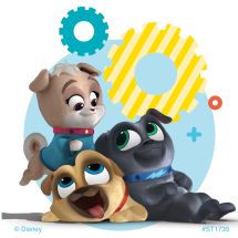 Puppy Dog Pals Born to Roll Stickers