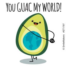 Avocado Pun Stickers