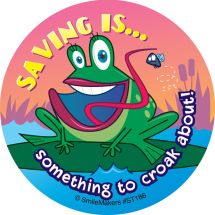 Saving Is Something Stickers