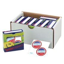 Bulk Vaccinated for COVID Circle Stickers