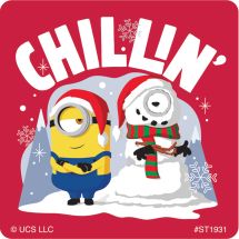 Minions Christmas Stickers