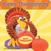 Thanksgiving Turkey Stickers