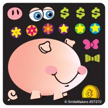 Make-Your-Own™ Piggy Bank Stickers