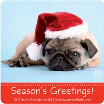 Rachael Hale Dogs Christmas Stickers