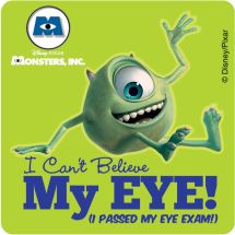 Monsters, Inc. Eye Stickers