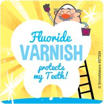 Just Varnished My Teeth Stickers