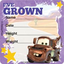 Disney•Pixar Cars I've Grown Stickers