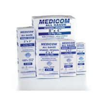 Medicom 8ply 4"x4" All-Gauze Sponges