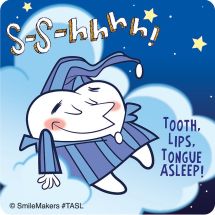Careful... Tooth Asleep Stickers